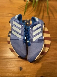 Size 12.5- Adidas The Road Shoes Men's Blue Rush Cycling Shoes - NEW Without Box - Picture 1 of 5