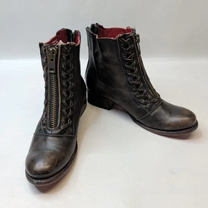 Freebird by Steven braune abgenutzte Wales Reißverschlüsse Stiefeletten Größe 9 EUC* - Bild 1 von 7