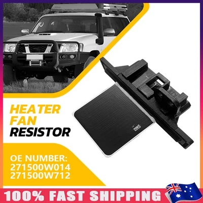 Heater Fan Blower Motor Speed Resistor 4-Pin For Nissan Patrol GU Y61 271500W014 - image 1 of 4