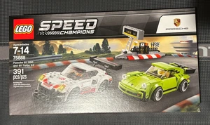 2018 LEGO SPEED CHAMPIONS 75888 PORSCHE 911 RSR & TURBO 3.0 RETIRED NEW SEALED - Picture 1 of 6