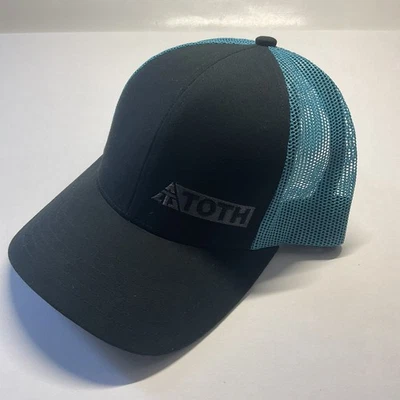 NUEVA Gorra Exterior Negra y Azul OC770 Para Hombre Camionero Gris Malla Sombrero Snapback Foto 1 de 4