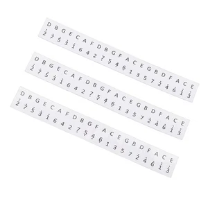 3Pcs Keys Stickers 17‑Key Kalimba Staff Labels Thumb Piano Button Musical No XG5 - Picture 1 of 12