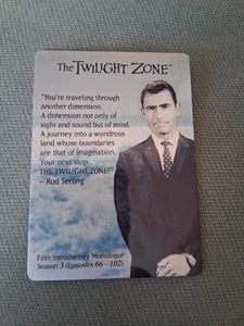 Twilight Zone metal case topper M3 rod serling edition mint condition - Picture 1 of 2