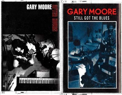 GARY MOORE : AFTER  HOURS + STILL GOT THE BLUES - Tested Cassette x 2 - Image 1 of 4
