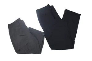 2er-Set Columbia Damenhosen 10 schwarz grau Trail Wandern Outdoor Omni Shield - Bild 1 von 9