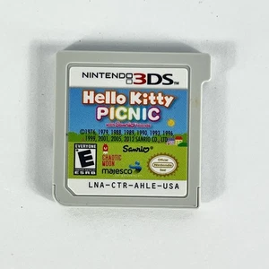 Hello Kitty Picknick mit Sanrio Freunden (Nintendo 3DS, 2012) Nur Kassette GETESTET - Bild 1 von 2