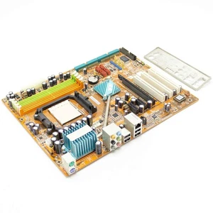 Abit KN9 Motherboard ATX Motherboard Socket AM2 4 X Slot RAM DDR2 No Gpu Ide - Picture 1 of 3