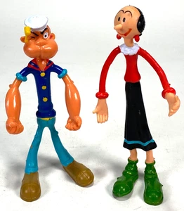 Vintage Popeye Sailor Man Bendable Bend Em 6” Olive Oil 1978 Figures - Picture 1 of 5