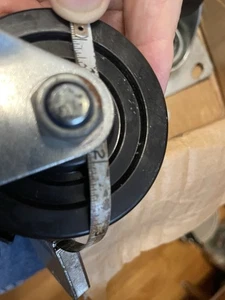3 Zoll Schwerlast Lenkrollen Räder mit Bremse 4er Set Industrie Feststellung - Bild 1 von 5