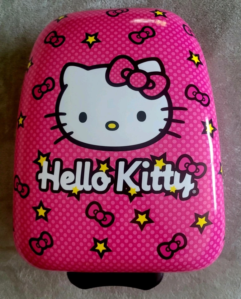 Hello Kitty Hard Shell Girls Overnight Rolling Suitcase Luggage Pink16”x12’’x8’’ - Image 1 of 4