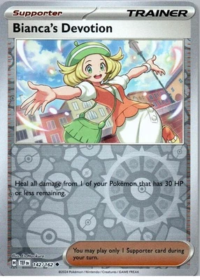 Bianca's Devotion - - Uncommon - SV05: Temporal Forces - 142/162 - NM - Reverse - Image 1 of 2