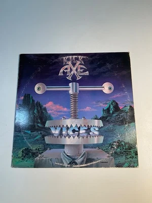 1984 CBS/Pasha. “Vices” album by Kick Axe. Promo Vinyl/LP. Heavy/Hair Metal. - Image 1 of 4