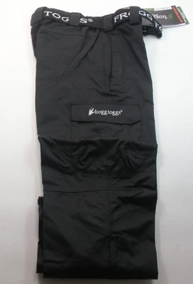 Pantaloni Impermeabili In Nylon Stormwatch Frogg Toggs Taglia Large Neri - Immagine 1 di 4