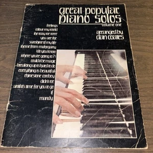 (VINTAGE BOOK) Great Popular Piano Solos Vol. one Dan Coates - Bild 1 von 6