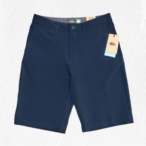 Quicksilver Amphibian Shorts Youth Size 28/14 Regular Fit Navy Blue NWT - Picture 1 of 16