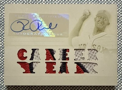 Rick PORCELLO🔥2015 Topps Triple Threads White Whale Patch AUTO #TTAR-RP4 1/1📈 - Image 1 of 2