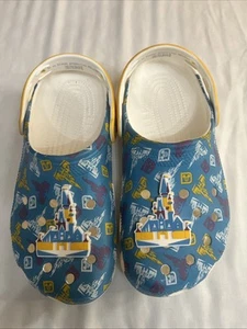 Disney World 50th Anniversary Vault Castle Clogs By Crocs Size 5 Men  7 Women - Picture 1 of 6