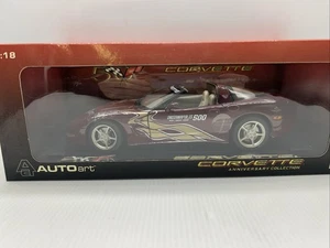 1/18 Autoart 2002 Chevy Corvette Indianapolis 500 Pace Car 50th Anniv. jm 80206 - Picture 1 of 21