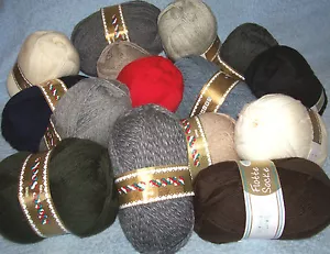 (58€/kg) Großknäul 150 gr RELLANA Sockenwolle 6-fach uni oder color - Bild 1 von 31