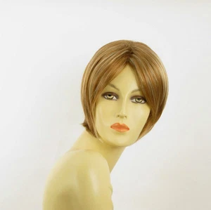 Perruque femme courte blond foncé méché blond clair BLANDINE F27613 - Imagen 1 de 9