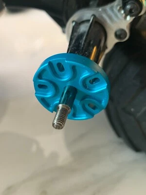 ALUMINUM REAR WHEEL ADAPTER B TAMIYA 1/12 MIDNIGHT PUMPKIN LUNCH BOX UNIMOG CW01 - Image 1 of 2