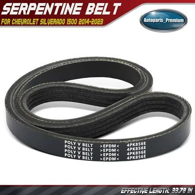 33.78 in Serpentine Belt for Chevrolet Silverado 1500 2014-2023 Tahoe 2015-2024 - Image 1 of 4