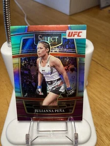 Julianna Pena 2022 Panini Select UFC Base Concourse Tri-Color Prizm Parallel - Picture 1 of 2