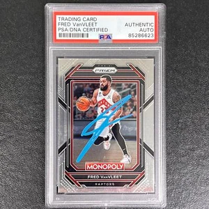 2022-23 PANINI PRIZM Monopoly #83 Fred VanVleet Signed Card AUTO PSA Slabbed Rap - Picture 1 of 2