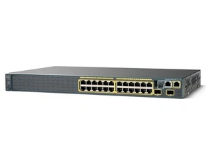 €774+IVA CISCO WS-C2960X-24TS-LL 24xGbE 10/100/1000 2xSFP LANLite Managed Switch - Picture 1 of 1