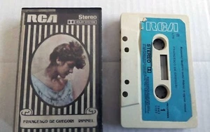 MC K7 FRANCESCO DE GREGORI-RIMMEL 1975 POP ROCK MUSICASSETTA-RECORD TAPE MUSIC - Foto 1 di 2