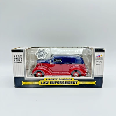 Liberty Classics 1937 Chevy Sedan Cleveland, Ohio, Law Enforcement Original Box - Image 1 of 4