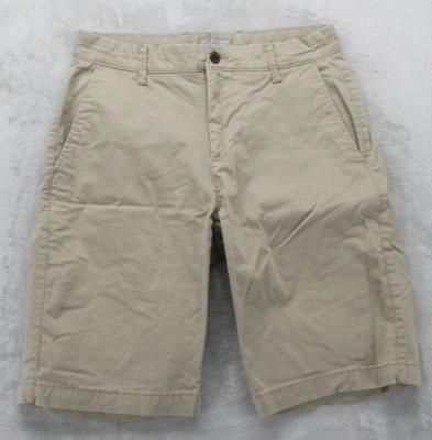 Pantalón corto chino Falls Creek para hombre 30 beige color liso mezcla de algodón elástico Foto 1 de 4