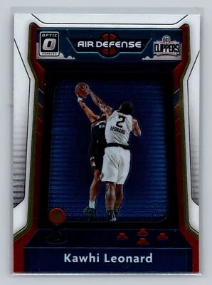 Kawhi Leonard #4 2020-21 Donruss Optic Los Angeles Clippers Air Defense - Image 1 of 2