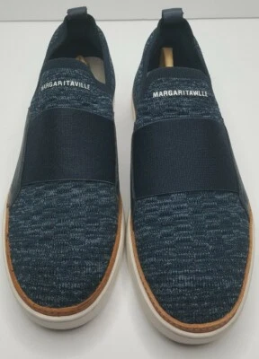 Zapatilla deportiva sin cordones Margaritaville para mujer de lona Sage talla 6 Foto 1 de 4