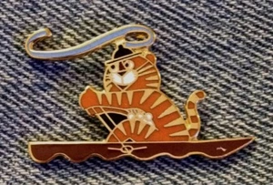 Pin Olímpico de Remo ~1988 Seúl ~ Mascota ~ Hodori el Tigre ~ por HoHo NYC - Imagen 1 de 3