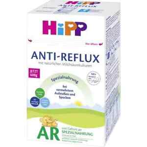 HIPP AR Spezialnahrung Anti-Reflux von Geburt an 600 g MHD 7 BBD 11.07.2024