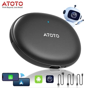 ATOTO AD5 Carplay AI Box Wireless CarPlay&Android Auto Adattatore Doppio WIFI - Bild 1 von 7
