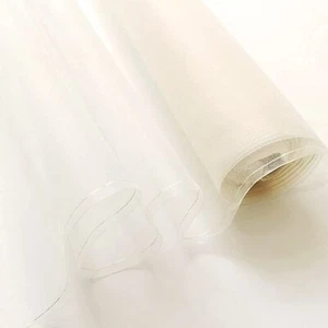 1yard X1.14meter Dyeable Off Natural White 100 Silk Organza Fabric Wedding Gauze - Picture 1 of 6