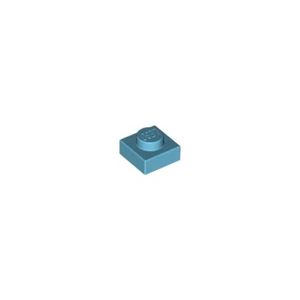 Lego - Medium Azure 1x1 - Plate - Picture 1 of 1