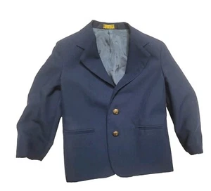 Vintage Boys Blazer Navy Blue 4 Chips & Twigs - Picture 1 of 4