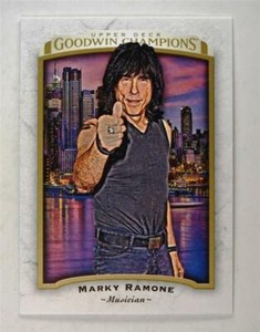2017 UD Goodwin Champions Base #48 Marky Ramone - Musician