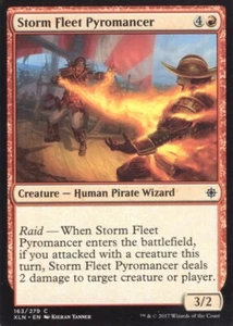 2X STORM FLEET PIROMANCER 163/279 IXALAN MTG MAGIC LP X2 - Imagen 1 de 1