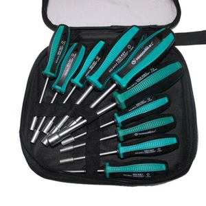 8/10Pcs Hex Nut Driver Socket Screwdriver Chrome Alloy Steel Deep Hole Set - Picture 1 of 23