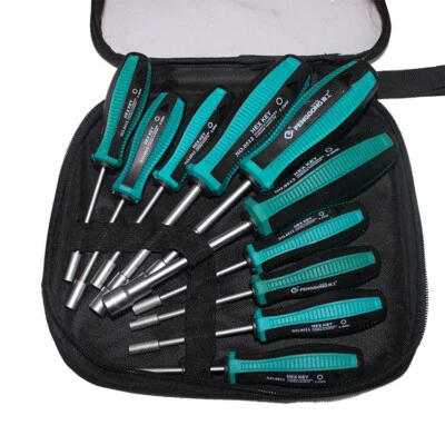 8/10Pcs Hex Nut Driver Socket Screwdriver Chrome Alloy Steel Deep Hole Set - Image 1 of 4