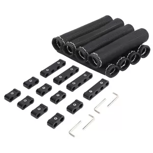 Spark Plug Heat Shield Protector Engine Spark Plug Wire Separator Black 20Pcs - Picture 1 of 17
