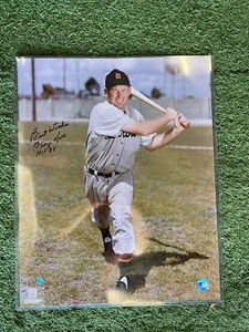 George Kell Signed Detroit Tigers 16x20 Photo Inscribed "HOF 83" APE COA - Picture 1 of 3
