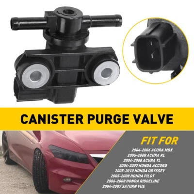 Electroválvula de control de purga de bote de vapor duradero para Honda Pilot 2005-2008 Foto 1 de 4