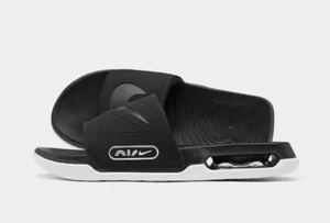 Nike Air Max Cirro Slide Sandalen schwarz metallic silber Herren Größe 8. - Bild 1 von 15