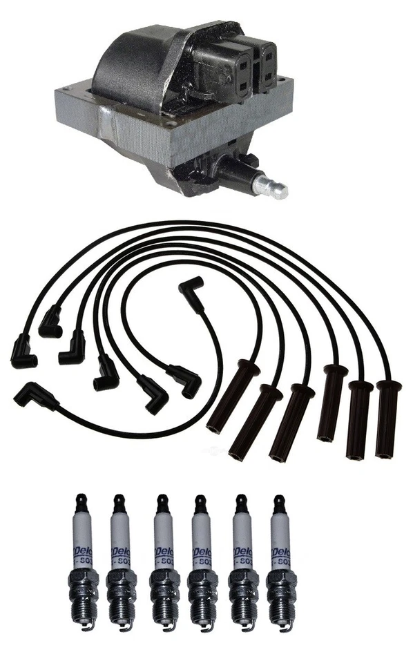 Kit de cables de encendido 1 bobina 6 bujías .045" ACDelco para Chevy S10 GMC S15 2.8L Foto 1 de 1