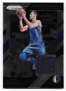 2018-19 Panini Prizm Sensational Swatches #44 Dwight Powell Game-Worn Jersey  - Picture 1 of 2